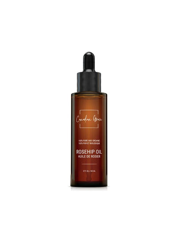 Canadian Grace 100% Organic Rosehip Oil – Cold-Pressed, Pure & Premium for Skin Rejuvenation & Hydration