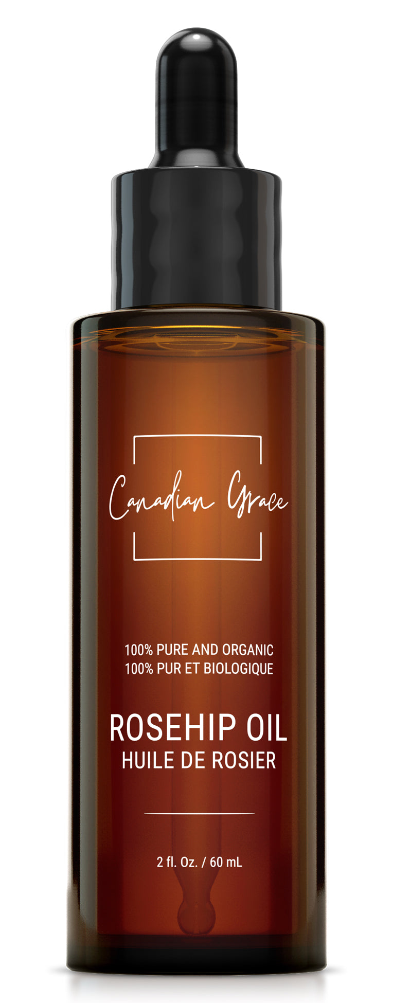 Canadian Grace 100% Organic Rosehip Oil – Cold-Pressed, Pure & Premium for Skin Rejuvenation & Hydration